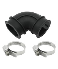 WD24X33918 Dishwasher Circulation Pump To Sump Elbow Hose With Clamps Black