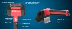 Electric Grill Brush, Cordless Rechargeable Grill Cleaner with LED Light – 950