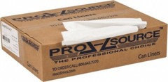 PRO-SOURCE 33 Gal 0.8 mil Household/Office Trash Bag 33″ Wide x 39″ High, White