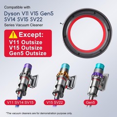 WYWY.Wide Upgraded Bin Sealing Ring Upgrade Version for V11 V15 Gen5, Gray
