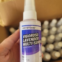 [Lot of 35] Ecolab Vigoroso Lavender Multi-Surface Cleaner Sample 4fl Industrial