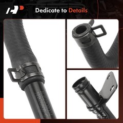 A-Premium HVAC Heater Water Outlet Hose Pipe Line Assembly with Clamp Compati…