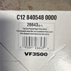 RIDGID VF3500 Fine Dust Wet/Dry Reusable 3-Layer Filter Material