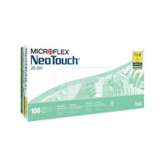 100 Pack Ansell 25-201XL Disposable Gloves, Neoprene