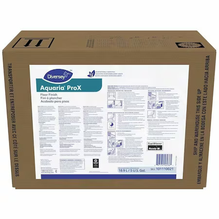 Diversey 101110021 Aquaria Prox Floor Finish, 5 Gal