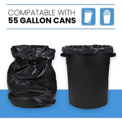 Toughbag 55 Gallon Trash Bags 55-60 Gallon Trash Bags Heavy Duty 50 –