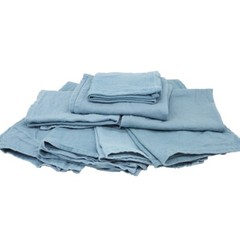 Reclaimed Surgical Huck Towels, 15″x24″ 100% Cotton, Teal, 20# 20lb