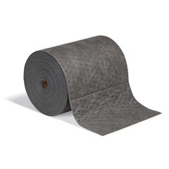 Pig Sorbent Roll Clean Up Pad 12 Gal 15 In X 90 Ft Universal Gray Polypropylene