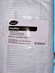(50 PACK) D1232214 Diversey EasyMop Single-Use Mop Pads