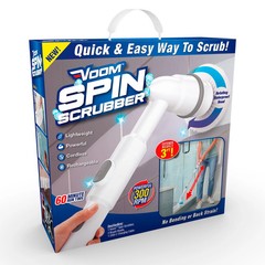 Cordless Electric Spin Cleaning Brush Voom Powerful Rechargeable Scrubber