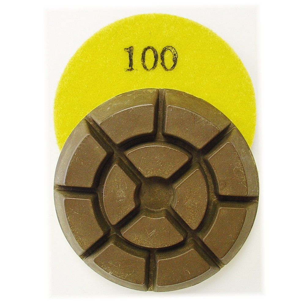 3” Dry Diamond Polishing Pad for Concrete – 100 Grit