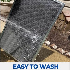 14x14x1 Washable Electrostatic Air Filter. Reusable HVAC & Furnace Air Filter