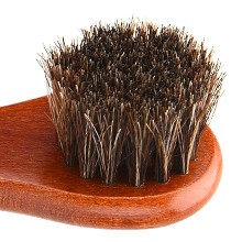 4-Piece Horsehair Shoe Brush Shine Kit, Shoe Polish Kit, Leather Shoes Boot