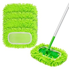 Ashsajkd 4Pcs for Swiffer Reusable Dry Sweeping Cloths Microfiber Wet Mop…
