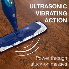 Bona PowerPlus Premium Motion Spray Mop for Hardwood Mop, Blue