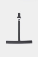 Brabantia Silicone Shower Squeegee Hook Dark Gray Anti Streak Cleaning Wiper