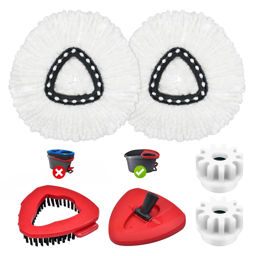 Mop Heads Replacements for Ocedar, Mop Replace Heads for O Cedar, Spin Mops R…