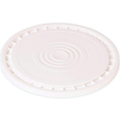 Meranti Reusable Easy Peel 3.5, 5, 6, and 7 Gallon Bucket Lid | 1 Pack, White