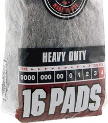 Homax Products 4 4 Homax Steel Wool Pad, No Grit, Gray