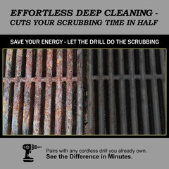 Cleaning Accessories 2in, 4in, 3.5in corner brush, Ultra Stiff Black