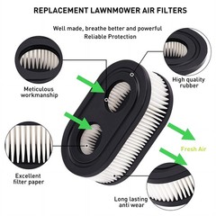 Air Filter 593260 798452 334404 Cleaner Cartridge Filter, Lawn 2 Pcs