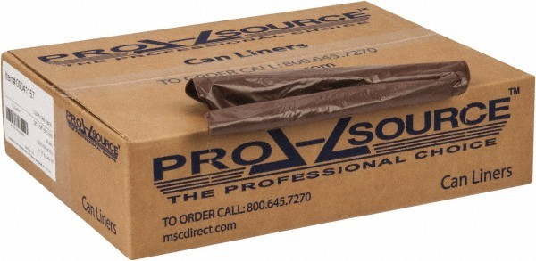 PRO-SOURCE 60 Gal 0.8 mil Household/Office Trash Bag 38″ Wide x 58″ High, Black