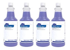 4 Bottles Diversey Crew Super Blue Mild Acid Bowl Cleaner 1qt each, 94476081