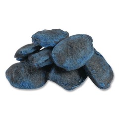 Boardwalk STWLPAD 3 in. x 2.5 in. Steel Wool Soap Pads – Blue (12 BX/CT) New