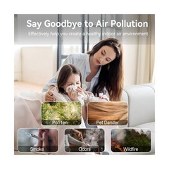 Air Purifiers for Home Large Room Up to 2000 Ft² with Washable Filters, AIU
