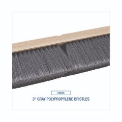Boardwalk Floor Brush Head, 3″ Gray Flagged Bristles, 36″ Brush, 2/Pack