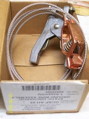 HUBBELL GCSP-AH-05 CLAMP & ALLIGATOR CLIP STATIC DISCHARGE/GROUND WIRE ASSY