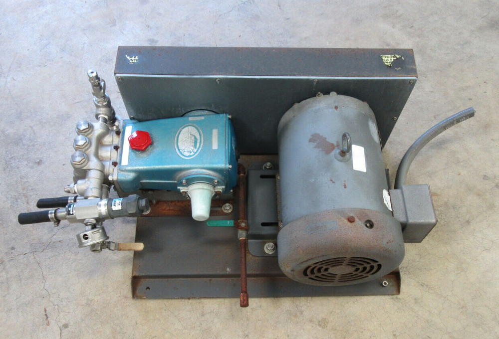 1051 Stainless Steel Cat Pump 7013.100 Regulator Accumulator 10hp Electric Motor