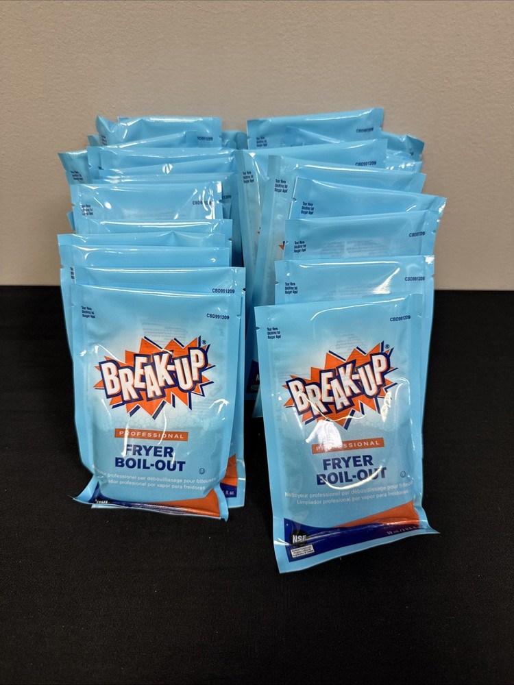 36X Diversey Break-Up Professional Fryer Boil-Out 2 oz. (36 Packets)