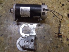 Tennant 7200 Scrubber Deck motor OEM 10389426AM 36V 1725rpm READ AD used T2