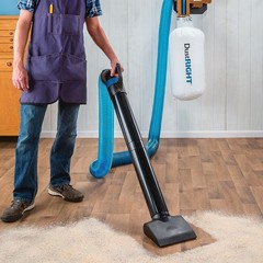 Dust Right 4” Quick Change Floor Sweep – Collector Accessories Kit…