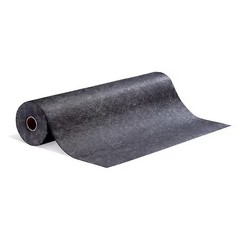 Pig Grp48200-Bk Sorbent Roll, 10 Gal, 48 In X 100 Ft, Universal, Black,
