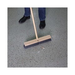 Boardwalk Floor Brush Head, 3″ Gray Flagged Polypropylene Bristles, 18″ Brush