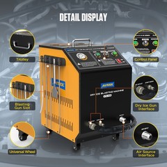 Dry Ice Blasting Machine Equipment Pellet Dry Ice blaster Cleaning with Nozzle
