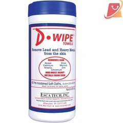 Lead Removal Wipes Canister 40 Count Heavy Duty Metal & Hand Cleaner