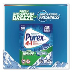 Purex 05524 4-in-1 Laundry Detergent Pacs (4/CT) New