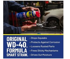 WD-40 Original Formula, Multi-Use Product with SMART Straw Sprays 2 Ways, 14.4 O