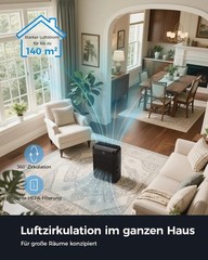 Slevoo Air Purifier for Home Large Room, H13 True HEPA Filter Air Purifiers &…