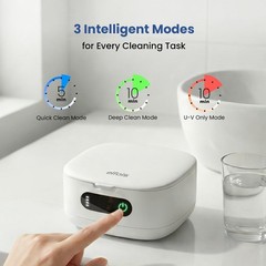 Portable Ultrasonic Retainer Cleaner with UV – Cordless Rechargeable Cleaner …