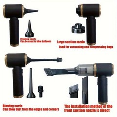 Powerful 9-in-1 Cordless Car Vacuum, Powerful Clean For Pet Hair & Outdoor Gear