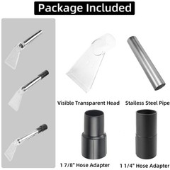 JONFLYER Shop Vac Extractor Attachment Vacuum Tool Small, Small Y