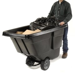 Tilt TRASH BIN – 600 lbs Capacity – 1 Cubic Yard – 72″ L x 33″ W x 43″ H