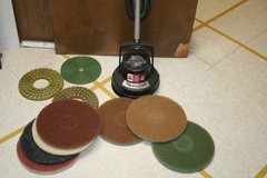 Oreck Orbiter Ultra Floor Machine ORB700MB attachments Pads Scrubber Polisher