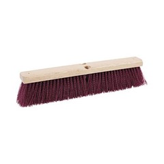 Boardwalk Floor Brush Head, 3″ Maroon Polypropylene Bristles, 18″ Brush