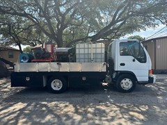 Pressure Washing Rig Isuzu Flatbed Truck – Hotsy, Landa, Steam Power Washer