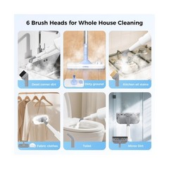 10 in 1 Floor Steamer with Detachable Handheld Steam Cleaner Perfect for Hard…